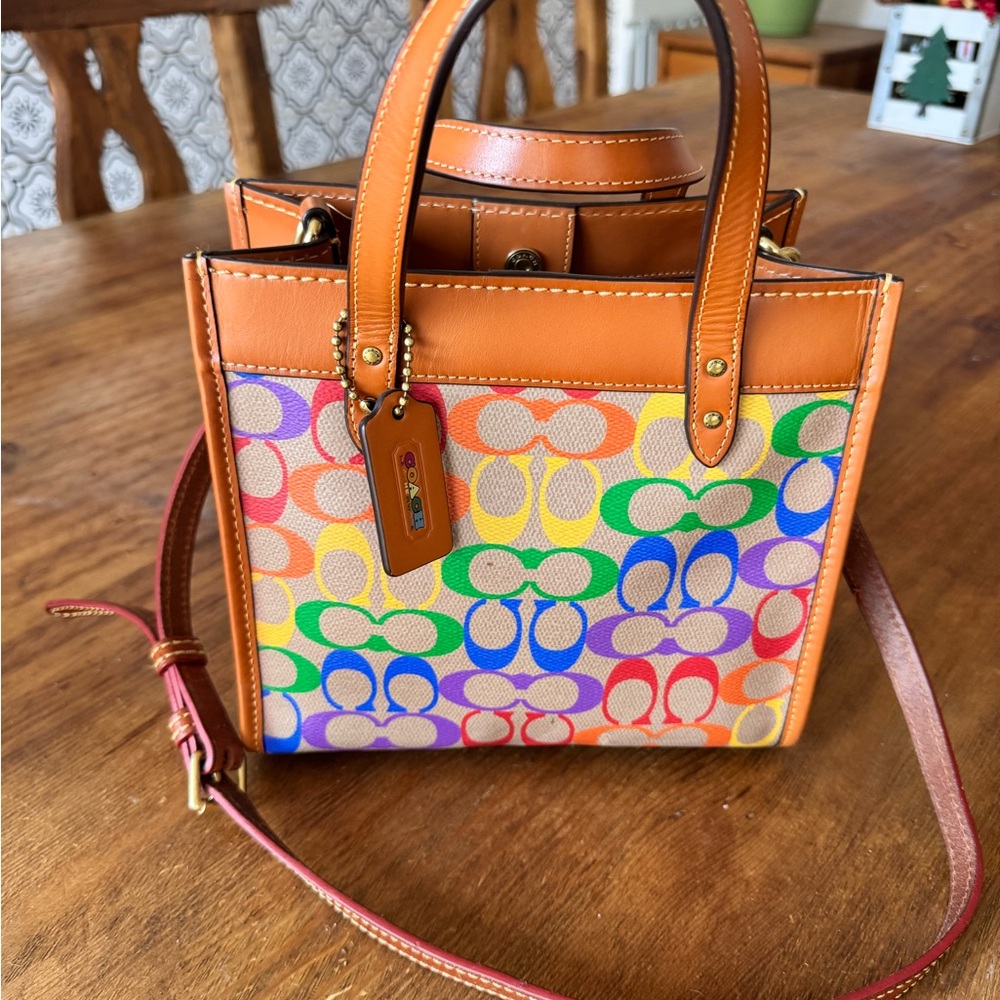 Coach Rainbow Signature Mini Bag